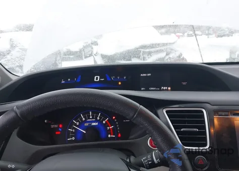 2015 Honda Civic Hybrid z USA, uszkodzony, nr VIN 19XFB4F35FE000878